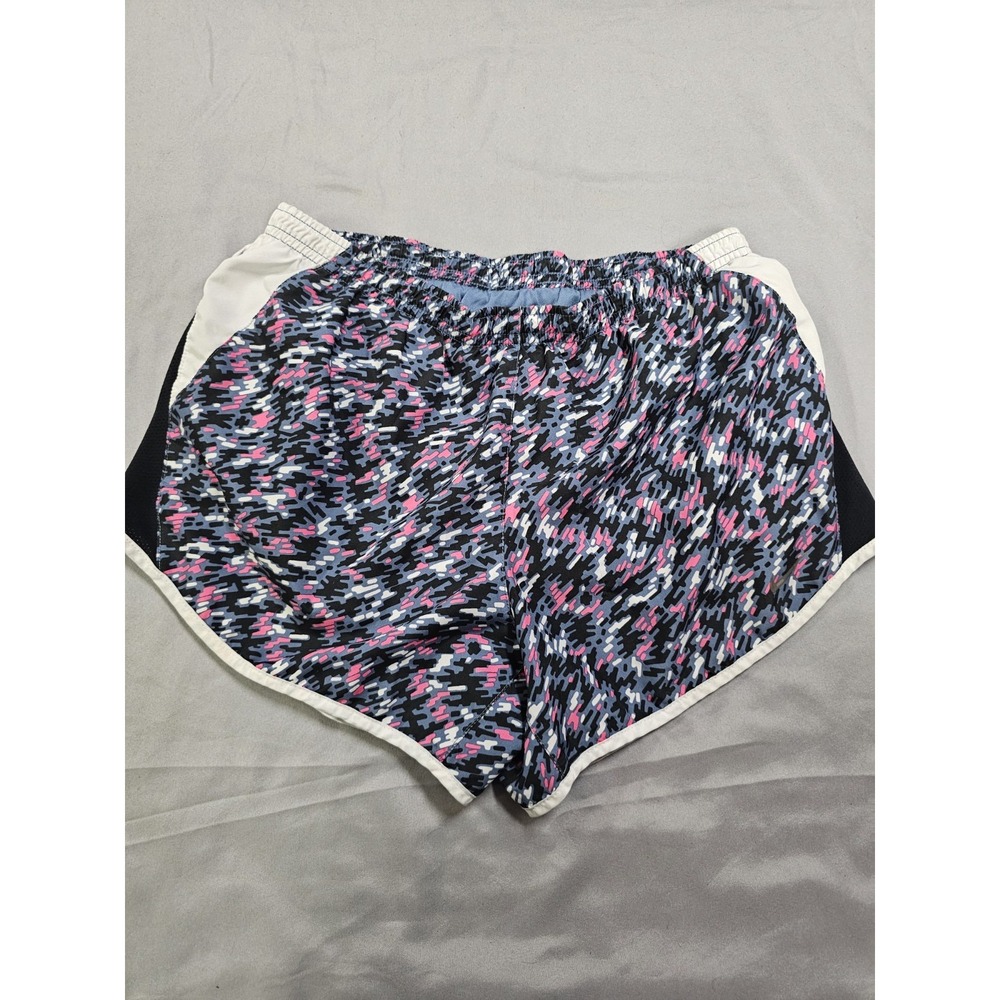 Nike Dri-FIT Women's S Athletic Shorts Abstract Multicolor Drawstring 3" Inseam